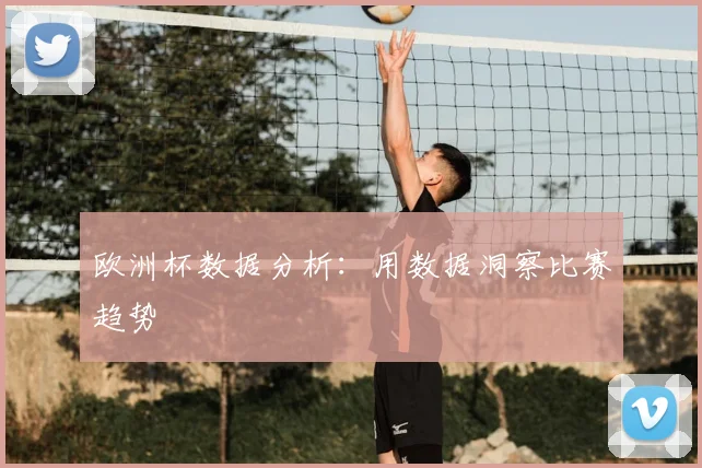 欧洲杯数据分析:用数据洞察比赛趋势